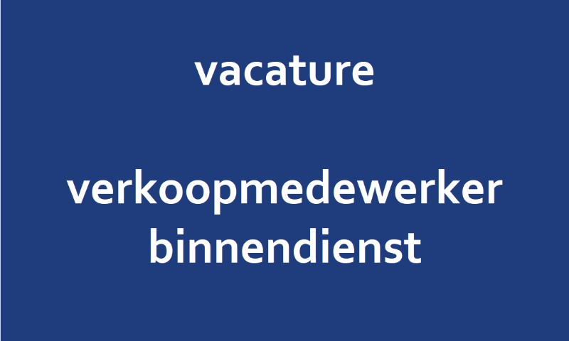 Word jij onze nieuwe collega?